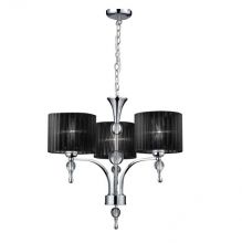 Impress lampa wisząca 3x60W E27 230V czarna